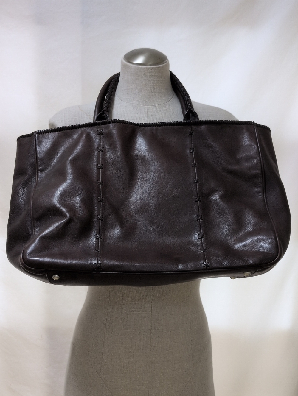Banana Republic Super Soft Large Leather Tote Bag